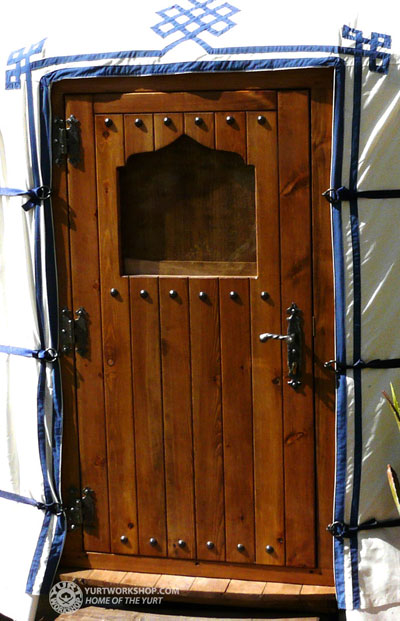 Yurt Workshop Deleuxe Rustic Door