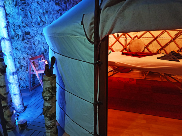 10 foot Massage yurt