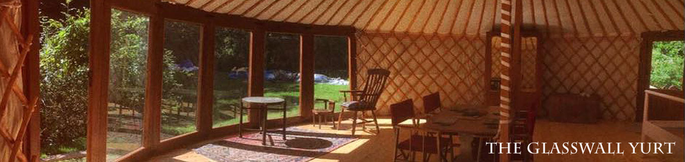 Glass wall yurts for the UK