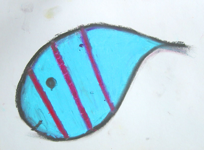 Pastel drawing Fish