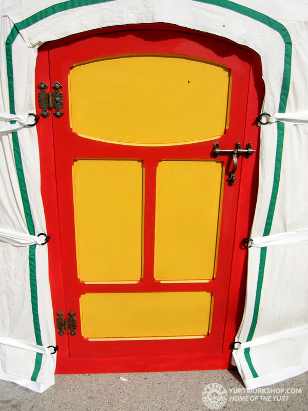 Yurt Workshop Painted Panel Doors