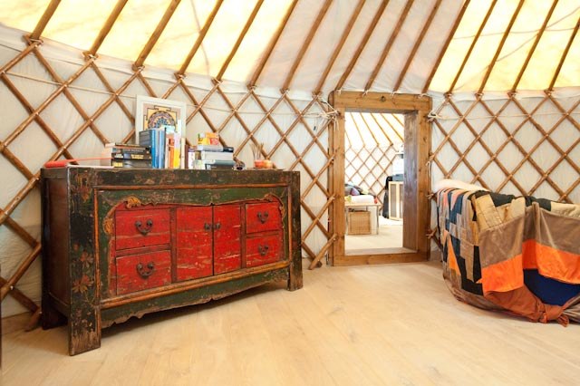 chestnut framed yurt 